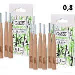 SADA 1+1 | GoEco® BAMBOO | Mezizubní kartáčky 0,8 mm | 12 ks | Z bambusu | Ekologická ústní hygiena