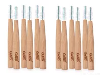 SADA 1+1 | GoEco® BAMBOO | Mezizubní kartáčky 1 mm | 12 ks | Z bambusu | Ekologická ústní hygiena
