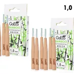 SADA 1+1 | GoEco® BAMBOO | Mezizubní kartáčky 1 mm | 12 ks | Z bambusu | Ekologická ústní hygiena