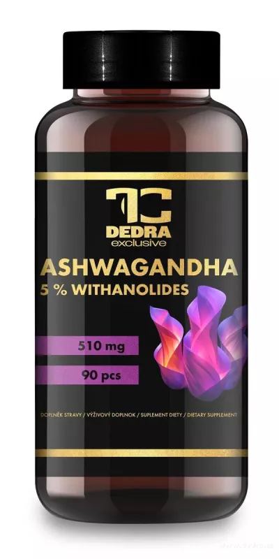 ASHWAGANDHA 510 mg (5 % withanolidů) | indický ženšen pro rovnováhu těla i mysli