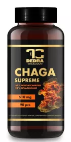 CHAGA 510 mg | 50 % polysacharidů + 20 % beta-glukanů | podpora imunity & antioxidanty | 90 kapslí