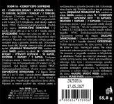 CORDYCEPS SUPREME 520 mg | 50 % polysacharidů a 20 % beta-glukanů | pro výkon, zdraví a imunitu | 90 kapslí