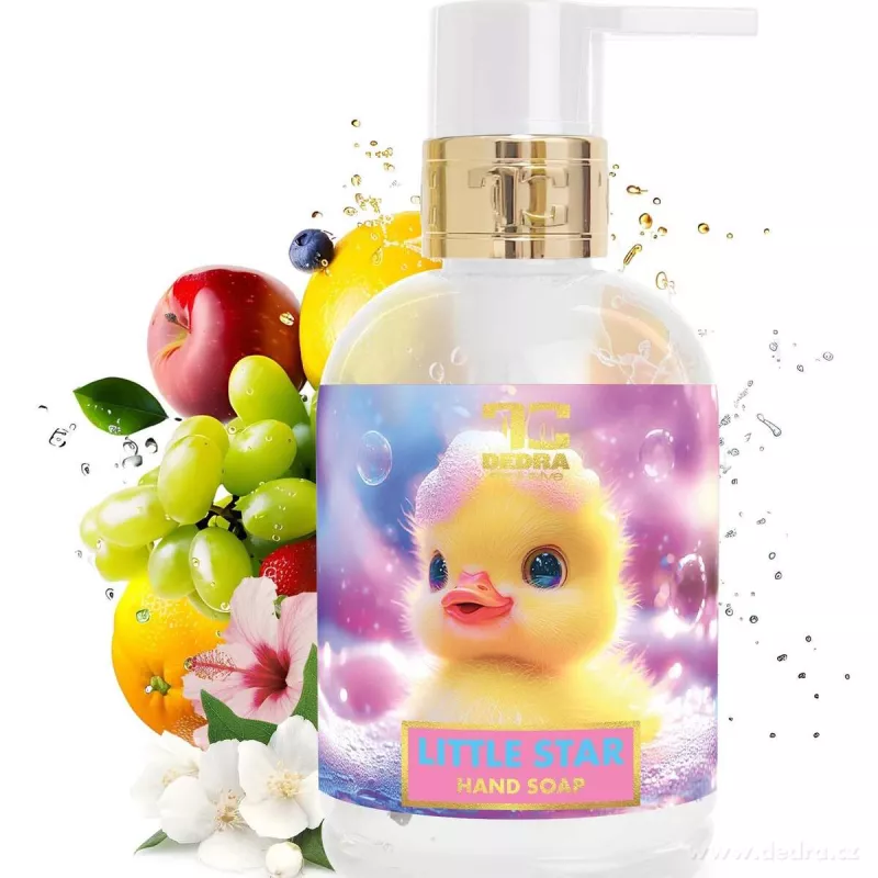 Dětské šetrné mýdlo na tělo a ruce LITTLE STAR | hypoalergenní, bez parabenů | 320 ml