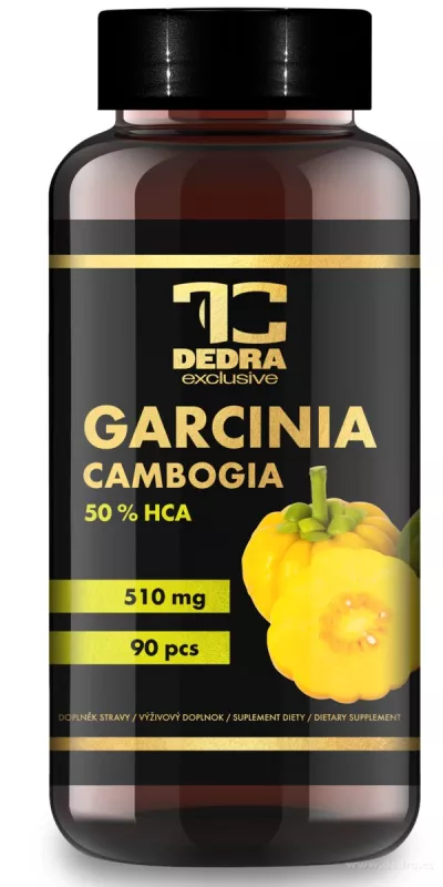 GARCINIA CAMBOGIA 510 mg | 50 % HCA | podpora hubnutí a metabolismu | 90 kapslí