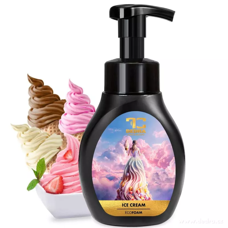 ICE CREAM | šetrné pěnové mýdlo na ruce & tělo | 300 ml