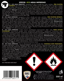 Impregnace sprchových koutů, skel & zrcadel proti vodě & zamlžování | ECO AQUA IMPREGNO | 500 ml