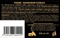 MANDARINE FLORALE | exkluzivní šetrné tekuté mýdlo s glycerinem & Aloe vera | 320 ml