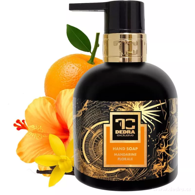 MANDARINE FLORALE | exkluzivní šetrné tekuté mýdlo s glycerinem & Aloe vera | 320 ml