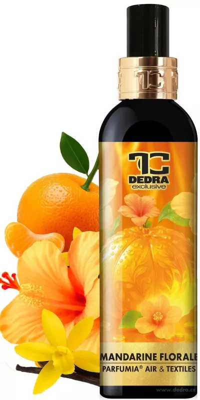 MANDARINE FLORALE | Osvěžovač vzduchu & textilií | luxusní parfémový sprej | 200 ml