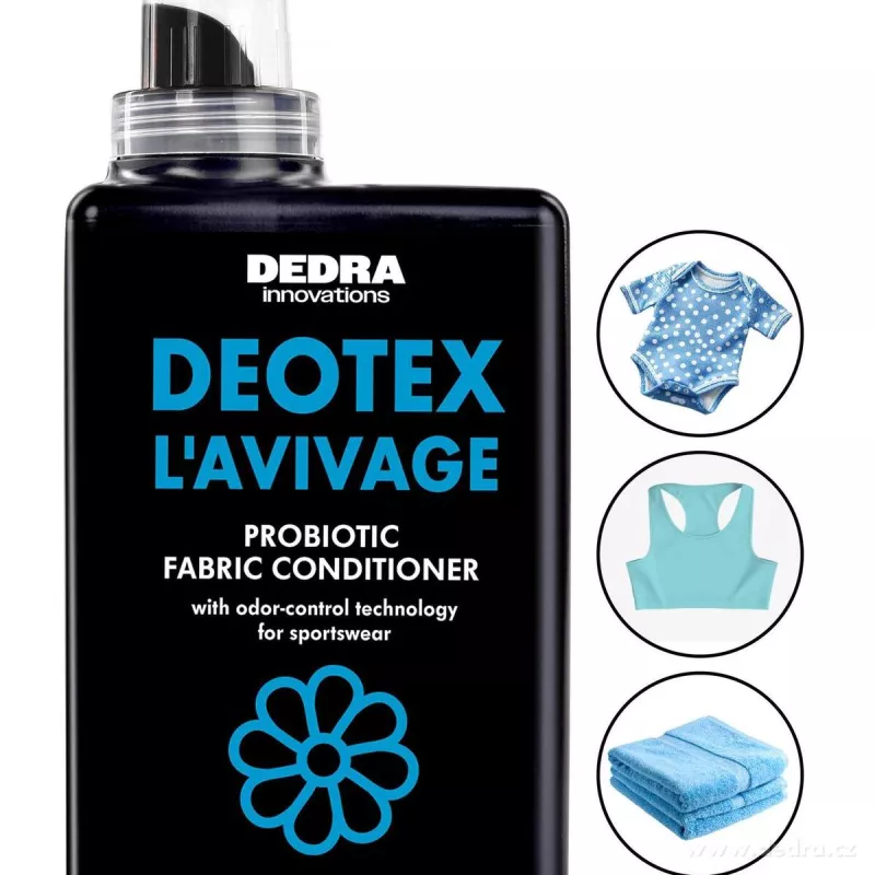 Probiotický kondicionér na prádlo proti zápachu | DEOTEX® L’AVIVAGE | jemná vůně & hebkost | 1000 ml