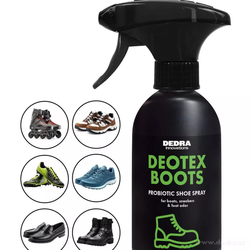 Probiotický sprej na obuv proti zápachu | DEOTEX® BOOTS | neutralizuje pachy, chrání & osvěžuje | 250 ml