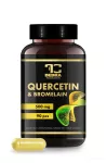 QUERCETIN + BROMELAIN 500 mg | přírodní flavonoid & enzym z ananasu pro vitalitu | imunita & regenerace | 90 kapslí