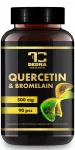 QUERCETIN + BROMELAIN 500 mg | přírodní flavonoid & enzym z ananasu pro vitalitu | imunita & regenerace | 90 kapslí