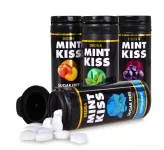 SADA 3+1 | MINT KISS | mátové osvěžující pastilky bez cukru | peppermint + spearmint + peach mint + cassis mint | 28 g x 4 dózy