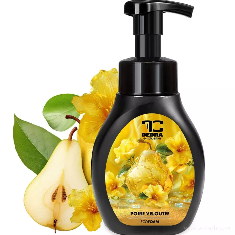 SAMETOVÁ HRUŠKA | šetrné pěnové mýdlo na ruce & tělo | 300 ml