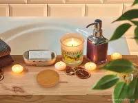 1+1 ZDARMA | sójová vonná svíčka | TROPICAL PINEAPPLE + PAPAYA & PEACH | PARFUMIA® | 250 ml x 2