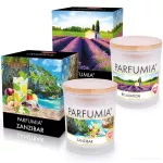 1+1 ZDARMA | sójová vonná svíčka | ZANZIBAR + RELAXATION | PARFUMIA® | 250 ml x 2