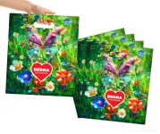 5 ks | Igelitová taška pro prodejce | 37 × 43 cm | celoplošný DEDRA potisk