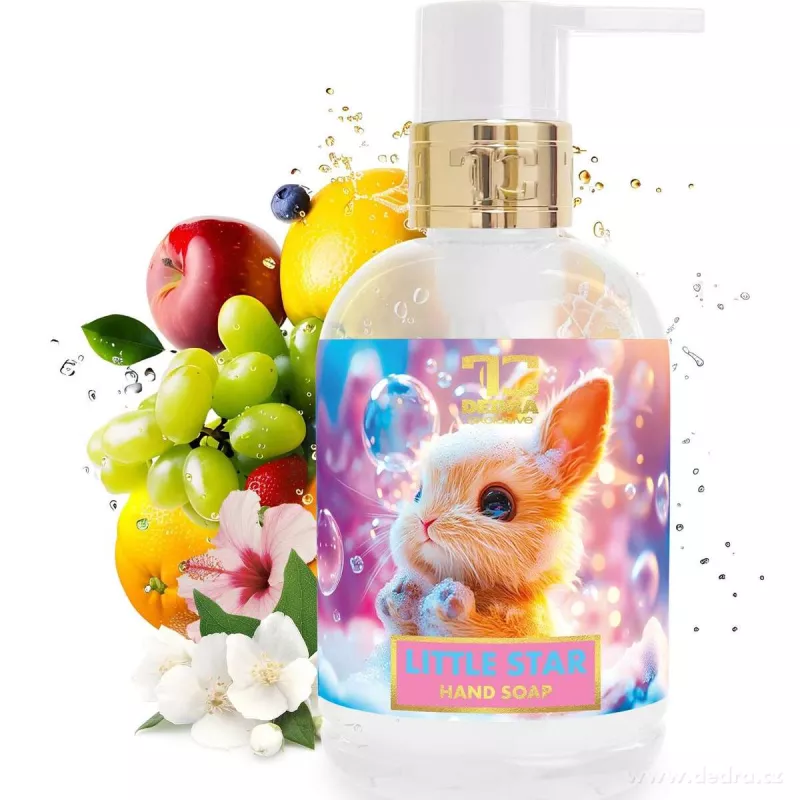 Dětské šetrné mýdlo na tělo a ruce LITTLE STAR | hypoalergenní, bez parabenů | 320 ml