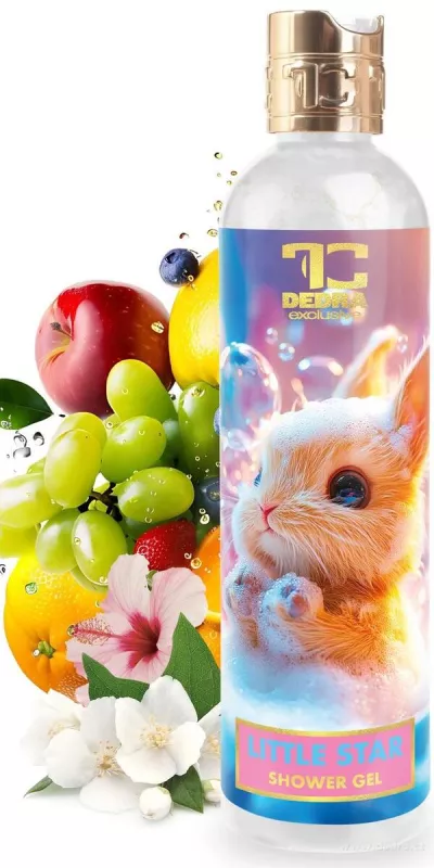 Dětský šetrný sprchový gel na tělo i vlásky LITTLE STAR | hypoalergenní, bez parabenů | 320 ml