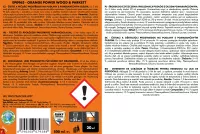 ORANGE POWER WOOD & PARKET | Ekologický koncentrát na mytí dřevěných a plovoucích podlah | 500 ml | 25 mytí