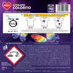 PRÁŠEK na barevné prádlo ECORAPID COLORITO + ZDARMA DÓZA, 90 praní