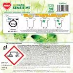 Prášek pro citlivou pokožku ECORAPID SENSITIVE + ZDARMA DÓZA, 90 praní