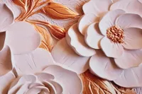 SPA | ULTRASAVÁ křemelinová předložka | rychleschnoucí & protiskluzová | 80 × 50 cm | flowers