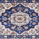 SPA | ULTRASAVÁ křemelinová předložka | rychleschnoucí & protiskluzová | 80 × 50 cm | blue ornament