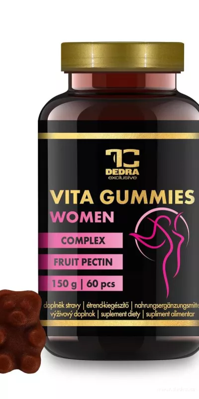 VITA GUMMIES WOMAN | Multivitaminoví želé medvídci pro ženy | s tropickou příchutí | 60 ks VITA GUMMIES WOMAN | Multivitaminoví želé medvídci pro ženy | s tropickou příchutí | 60 ks