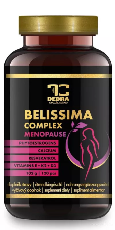 BELISSIMA COMPLEX | menopauza | podpora kostí, srdce a menopauzálního komfortu | 120 kapslí | 102 g
