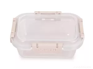 CVAK&CVAK | Skleněná dóza na jídlo 350 ml | béžová