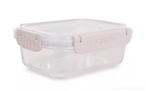 CVAK&CVAK | Skleněná dóza na potraviny 600 ml | béžová