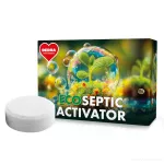ECO SEPTIC ACTIVATOR | bioaktivní aktivátor septiků & WC | bez zápachu & usazenin | 10 maxi-tablet