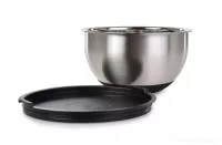 GOURMET | 3,5 L nerezová kynoucí mísa s víkem a protiskluzovým dnem