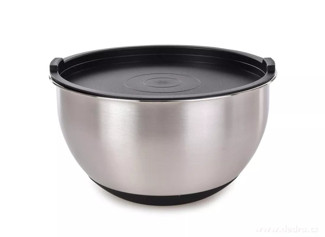 GOURMET | 3,5 L nerezová kynoucí mísa s víkem a protiskluzovým dnem