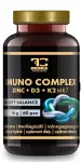 IMUNO COMPLEX | D3 + K2 MK-7 + zinek | komplexní podpora imunity, kostí & vitality | 60 kapslí | 16 g