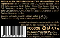 LIP BALM | balzám na rty s meduňkou a arganovým olejem| přírodní péče rostlinných olejů | 4,2 g