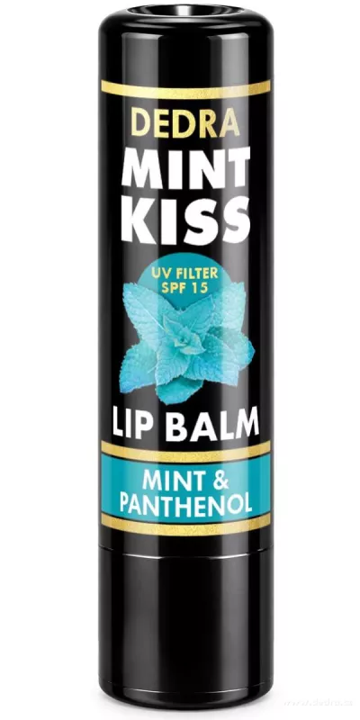 MINT KISS | balzám na rty s mátou a panthenolem | s UV ochranou | 4,2 g