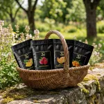 OVOCNÝ KOŠÍK | Sada lyofilizovaného ovoce | ananas & meloun & maliny & rakytník | 50 g x 4