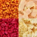 OVOCNÝ KOŠÍK | Sada lyofilizovaného ovoce | ananas & meloun & maliny & rakytník | 50 g x 4