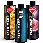 Rodinné balení PARFUMAGE | Parfém na praní a úklid | FLEUR DE VANILLA & PLATINUM & PULPIDOO | 500 ml × 3