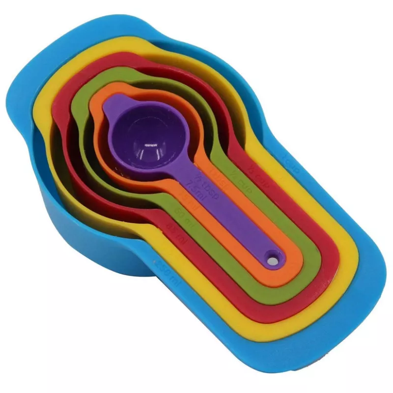 Sada 6 plastových odměrek