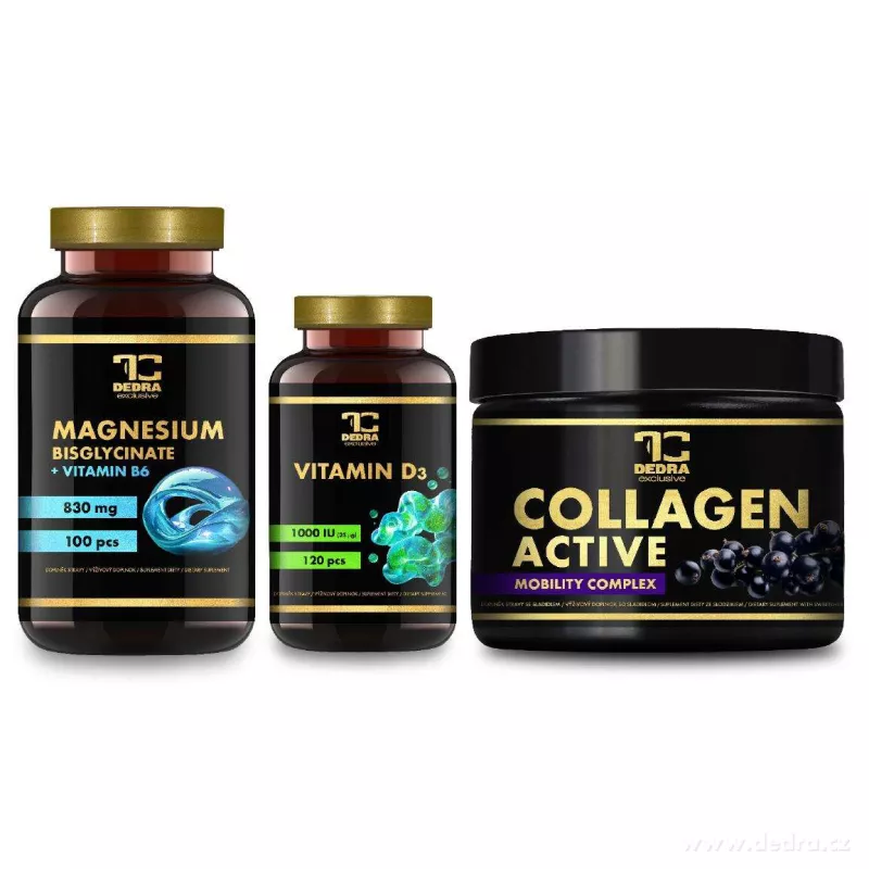 Sada KOSTI & SVALY | podpora kostí, svalů, kloubů & snížení únavy