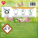 UNIVERSE | Prací prášek na bílé i barevné prádlo | zářivé barvy & aktivní bělení & enzymy | ECORAPID | 90 praní + dóza zdarma