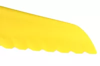 Velký plastový nůž na saláty a těsta žlutý Velký plastový nůž na saláty a těsta žlutý