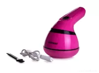 ŽMOLKOŽROUT | USB odstraňovač žmolků a nití | dobíjecí textilní holicí strojek s nástavcem | růžový