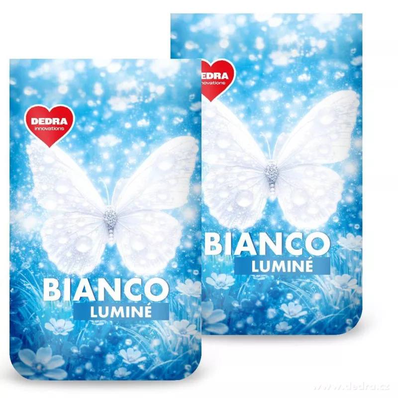 2× BIANCO LUMINÉ | prací prášek na bílé prádlo | 100 praní