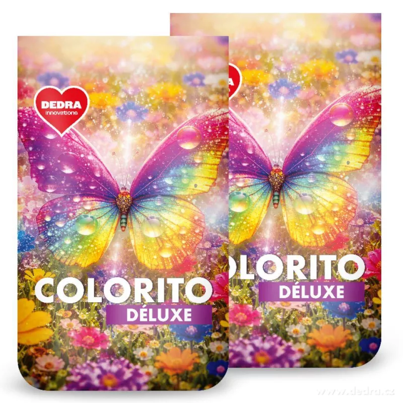 2× COLORITO DELUXE | prací prášek na barevné prádlo | 100 praní
