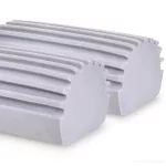 2× SPONGE POP | chytrá drážkovaná houbička | perfektně stírá & nevíří prach, extra savá | šedá